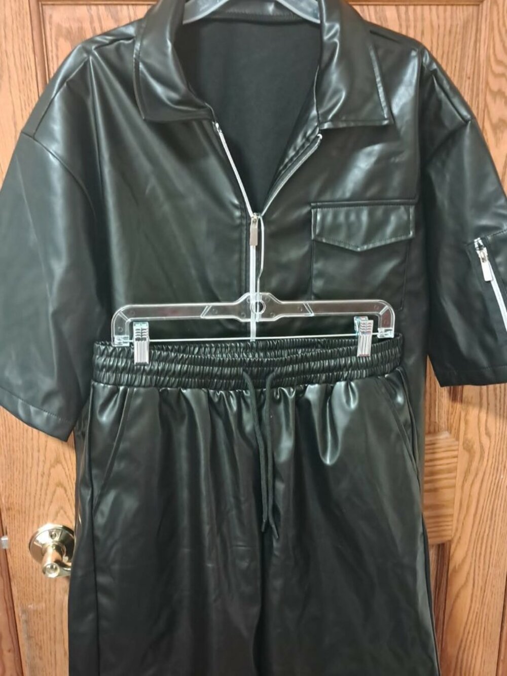 womens top 2 pices jacket shorts pats